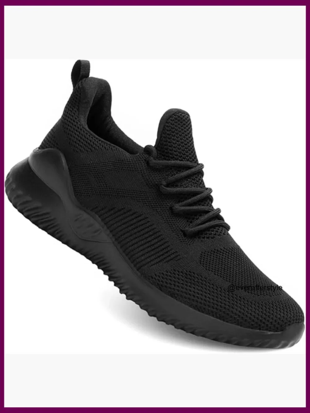 Non Slip Running Shoes Ultra Light Breathable Mesh Sneakers Memory Foam